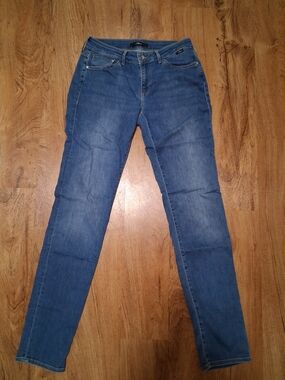 Mavi Women's Skinny Jeans in Mid Blue Wash